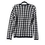 Brooks Brothers M Houndstooth Knit Sweater Long Sleeve Merino Wool Blend Preppy Photo 4