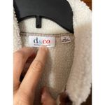Denim & Co D & Co fleece shearling lined zip up jacket with pockets M Photo 2