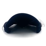 Vintage 1950s Black Velvet Evening Hat Beret Cap Rhinestone Clip With Mesh Veil Photo 6