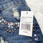 Vanilla Star Jeans Vanilla Star Embellished Jean Shorts Size 5 Photo 6