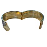Spartina 449  Daufuskie Island hinged bangle bracelet Gold Black White Red Photo 4
