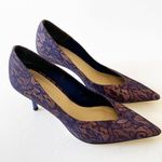 ZARA  Purple Lace Heels Photo 0