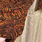 Free People Brown Striped Bow Shoulder Avenue Tank Top XS Photo 3