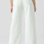 Closed Denim x-press cream high waisted wide leg belted stitch crease jeans 23 Photo 18