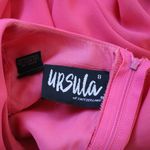 Vintage ‘90s Ursula of Switzerland Coral Rouched Waist Long Sleeve Midi Dress Pink Size 8 Photo 6