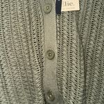 Elie Tahari Crochet Wool Cardigan size S/P Green Photo 1