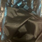 Milly  Black Blue Sequin Striped Veronica Sleeveless Cocktail Dress Size 2 Photo 7