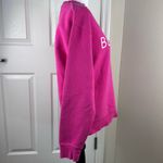 Brunette The Label BLONDE Graphic Pink Fuchsia Pullover Sweatshirt Size XS/S Photo 10