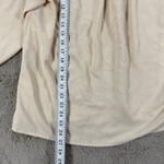 Anne Klein  1X Ivory‎ Long Sleeve Button Down Tunic Blouse Classic Career Office Photo 4