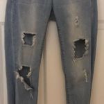 Distressed Light Wash Jeans Size 8 Photo 0