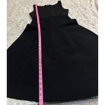 Theory Gorgeous  S Stretch Bandage Knit Midi Dress Vneck Black Cocktail ALine Photo 6