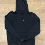 Everlane  Uniform French Terry Hoodie Sz S Sweatshirt Black Heavy Cotton Photo 0