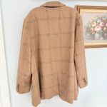 Madewell  Larsen Blazer in Windowpane 4X Oversized Single Button Jacket Pockets Photo 3