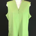 Dockers Golf Womens Green Sleeveless Golf Shirt Size XL Pre-Owned Photo 0