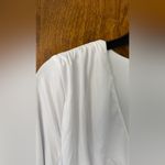 White long sleeve ruched top dress Size L Photo 4