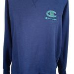 Champion  Women's Large Powerblend Fleece Sweatshirt Navy Photo 0