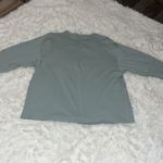 Lululemon LA 3/4 Sleeve Crewneck Shirt Color; Silver Blue Size 4 EUC Photo 7