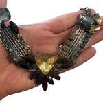 14th & Union Edgy Metal & Stone Statement Necklace Photo 3