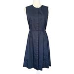 Theory  Collarless Button Down A-Line Dress 6 Photo 1