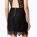 XOXO Black Crochet Mini Dress Photo 1