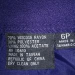 Kasper A.S.L. 6P Deep Purple Skirt Suit Petite Photo 1