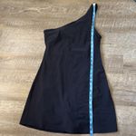 Abercrombie & Fitch Abercrombie Fitch Black One Shoulder Traveler Mini Dress w/ Skort Size S Photo 1