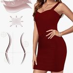 Women's Rayon Cute Mini Sleeveless Bodycon Club Party Bandage Strap Dress Size XXL Photo 1