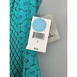 Danny & Nicole NWT  Green Lace Overlay A Line Midi Dress Size 6 Photo 5