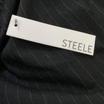 Steele The Manson Trousers in Pinstripe Black Size M Photo 5