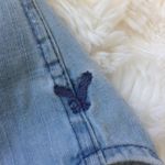 American Eagle  Outfitters Sky Blue light denim slim fit button down Sz Medium Photo 4