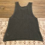 Aerie Green Mesh Knit Tank Top Photo 5