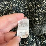 Sugar Tart Black Sheer Short Sleeve Ruffle Bib Blouse Size S Photo 6