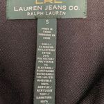 Ralph Lauren  Black Coated Sparkle Denim Jacket Photo 4