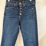 Veronica Beard  Carolyn 10” Baby Boot High Waisted Jean in Dark Vintage 25 Photo 3