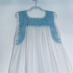 J. Marie Willow Dress embroidered linen Summer Sundress size‎ small White Photo 10