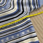 Vintage short sleeve knit sweater cottage core Blue Photo 8