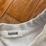 Garage light heathered gray Venice Italy embroidered crewneck Photo 3