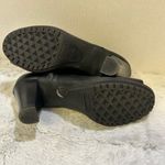 Aerosoles Birdcage Black Peep-Toe Heeled Boots Photo 6