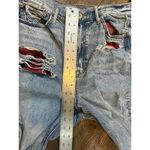 American Eagle  Highest Rise 90s Boyfriend Jeans Womens Size 10~Distressed Plaid Photo 10