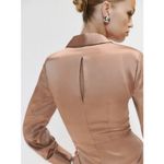 Reformation ππ Lyon Silk Dress ~ Croissant 8 NWT Photo 4