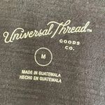 Universal Threads Universal Thread Charcoal Gray V-Neck Short Sleeves Cotton M # 1351 Photo 7