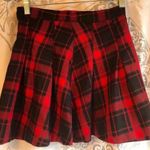 Urban Outfitters Red and Black Plaid Skirt Photo 0