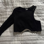 ZARA Rhinestone Top Photo 0