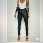 Beginning Boutique  Mind Games PU Pants Black / Faux Leather Pants Photo 1