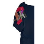 Yoana Baraschi  Women's Dress Midi Shift Silk Lined‎ Cinched Waist Sequin Size 6 Photo 9