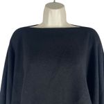 Henri Bendel 100% Cashmere Boatneck T Cape Sweater Black One Size Photo 2