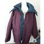 L.L.Bean NWT Vintage  Maine Warden Coat Purple Womens Down Thinsulate XL Photo 0