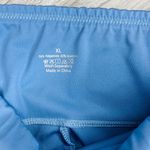 None Blue Raw Hem Soft Yoga Jogger Leggings Size Xl Photo 4