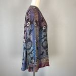 Soft Surroundings  Paloma Pashmina Paisley Jacket Size M Boho Western Multicolor Photo 6