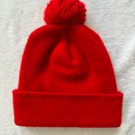  “Enjoy Coca Cola” Vintage Embroidered Pom Pom Winter Beanie Red/White Photo 3